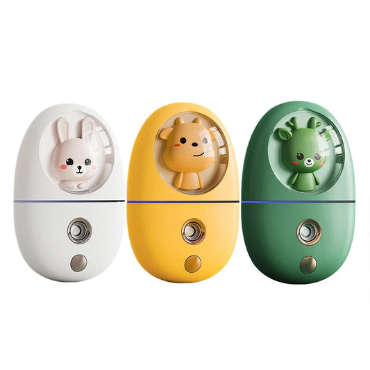 Cartoon 35ML Mini Facial Humidifier Face Nano Mist Sprayer Make Up